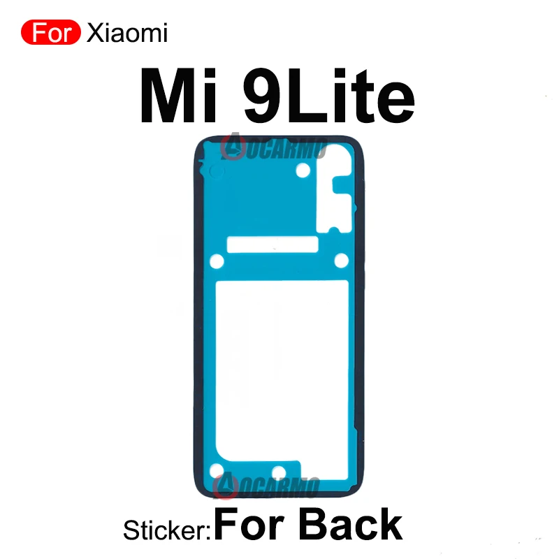 Dla Xiaomi Mi 8 9 10 11 Lite 12 Pro Ultra Mi9T 11TPro 9Pro CC9 Pro Tylna pokrywa Klej Tylna naklejka na baterię Wymiana kleju