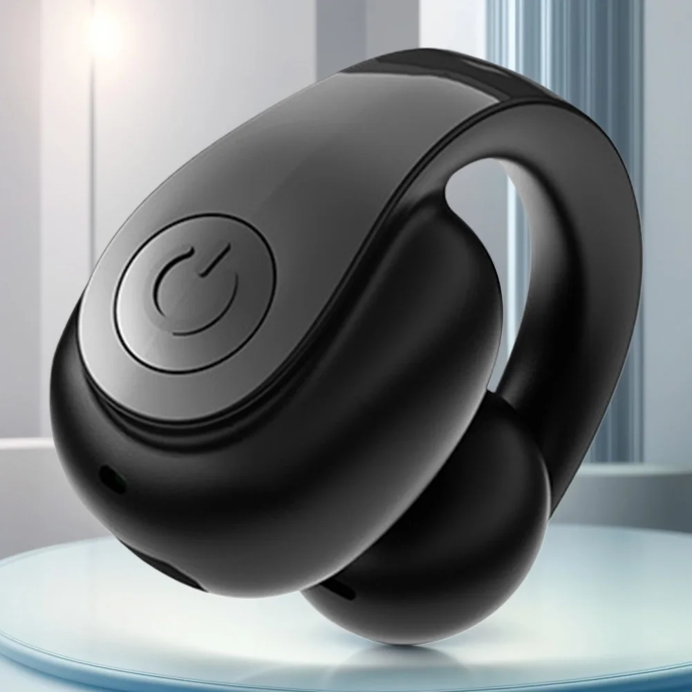 Wireless Ear Clip On Earphone Bluetooth-Compatible 5.4 EarBuds Noise Canceling Sports Earphones HiFi Stereo Headset for Running