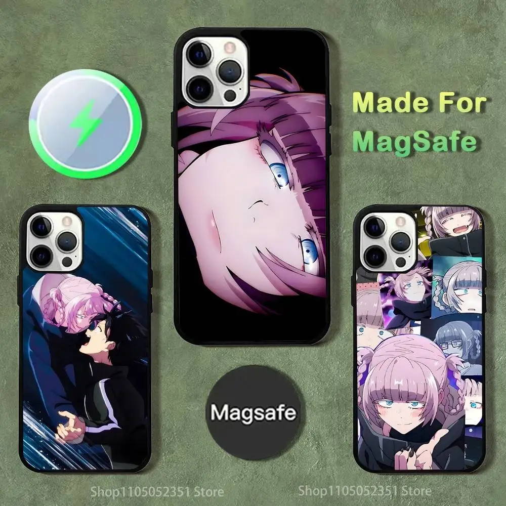 

Phone Case For iPhone 16,15,14,13,12,11,Pro,Max,Plus,Mini,SE4,E Call Night N-Nazuna nanakusa Magnetic Magsafe Wireless Charging