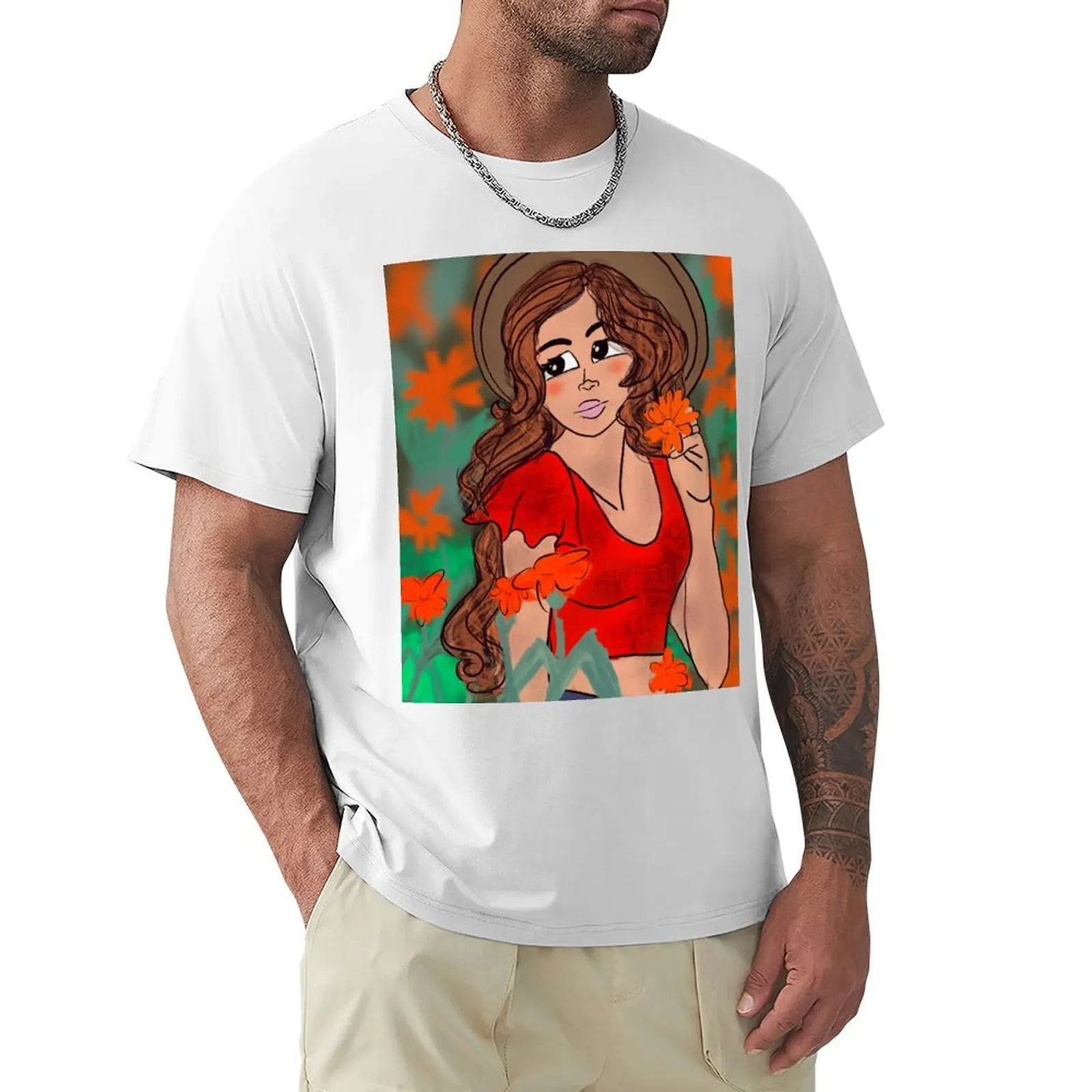 Spring girl T-shirt Aesthetic clothing oversized cute tops mens clothes