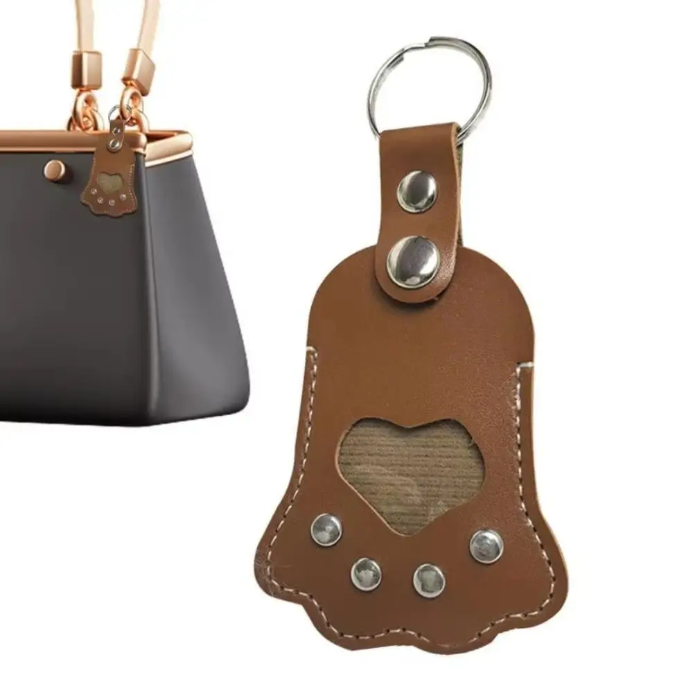 الحلي الصغيرة الكلب تخزين الشعر قلادة بولي Leather الجلود لطيف الكلب على شكل الحيوانات الأليفة الشعر حقيبة التخزين المفاتيح DIY بها بنفسك اليدوية