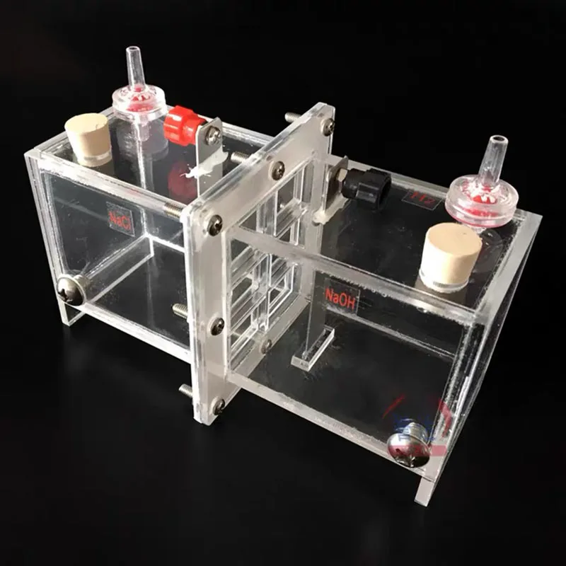 26063 Electrolyzer Demonstrator Ion Exchange Membrane Without Platinum Electrode Chemistry Experiment Teaching Instrument NEW