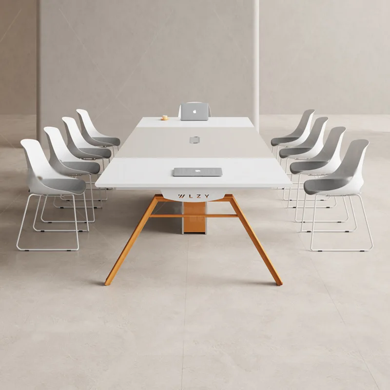 

Simple modern business negotiation reception table combination small conference table