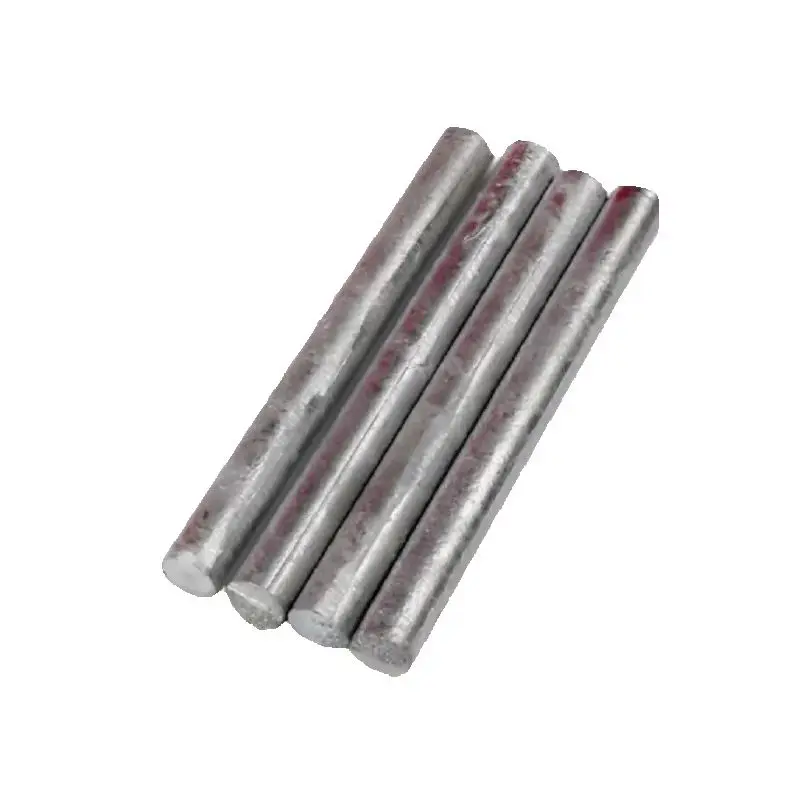 Zinc Rod Solid Round Bar Electroplate Anode Electrode 2mm To 120mm