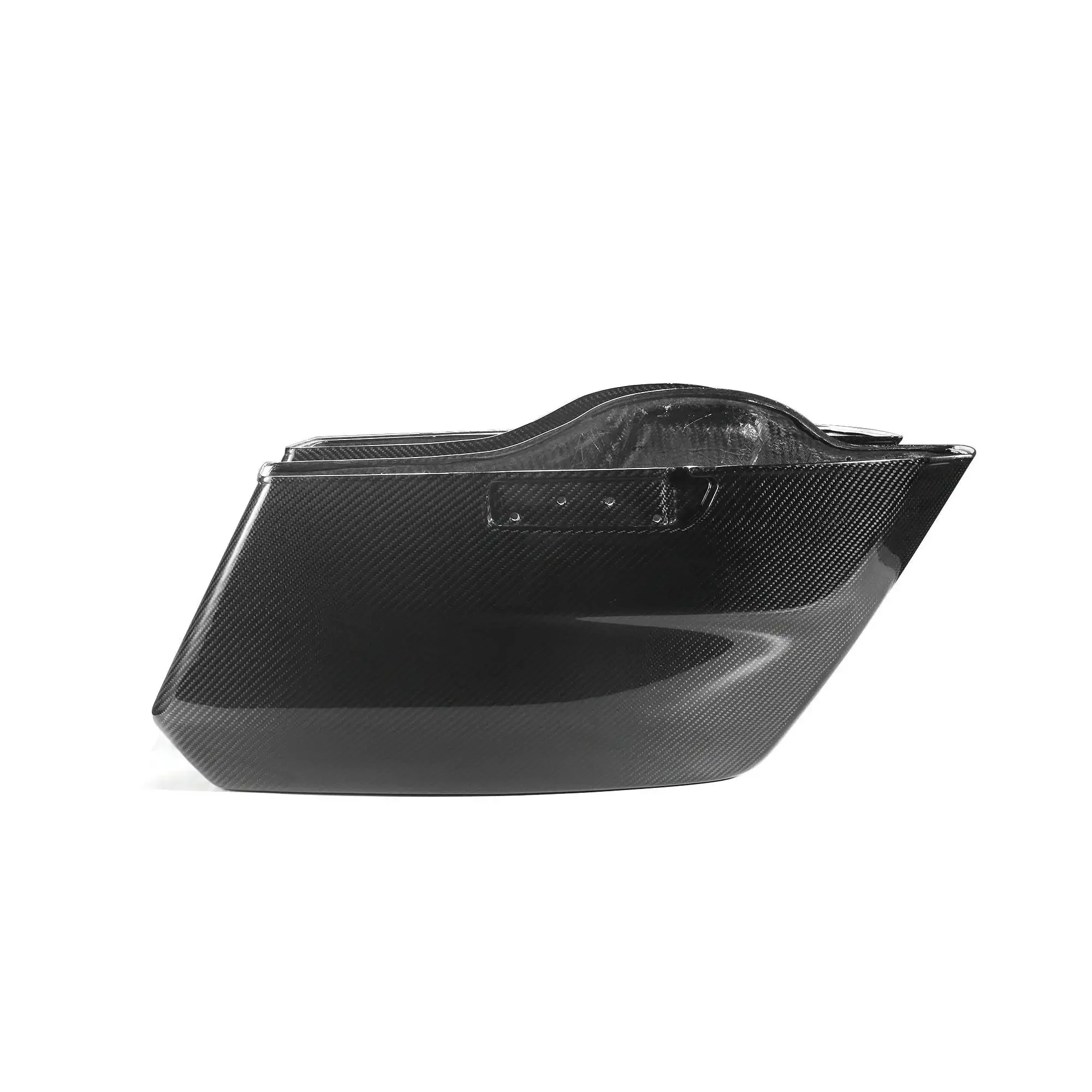 Motorcycle Side Box Lower Body Carbon Fiber Forged Carbon Glossy Fit for Harley Touring Street Glide 2023-2025
