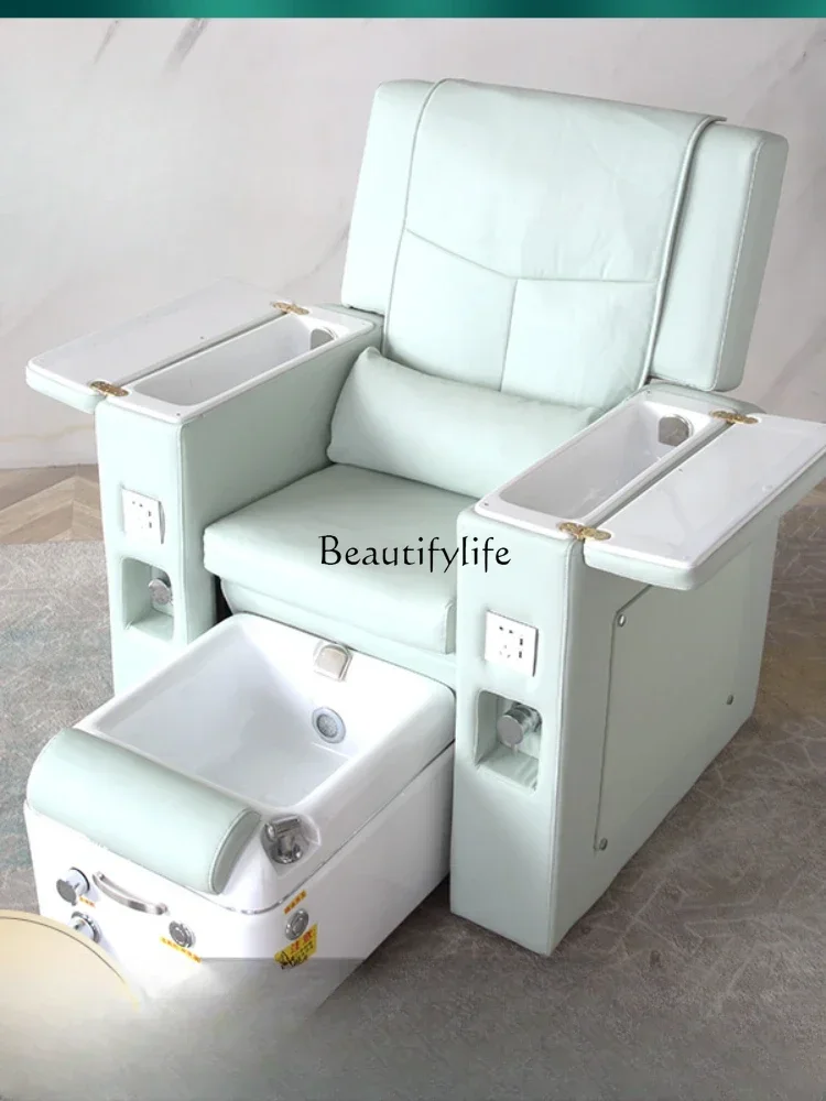 Electric Nail Beauty Sofa Foot Massage Armchair Hand and Foot Care Multifunctional Eyelash-Beauty Sofa Foot Chair