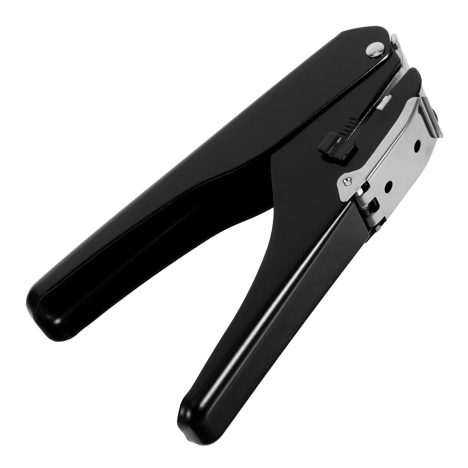 

Document Card Punching Machine Hole Id Manual Press Puncher Craft Tag Hand Badge Slot Metal Mini Tool Office Button