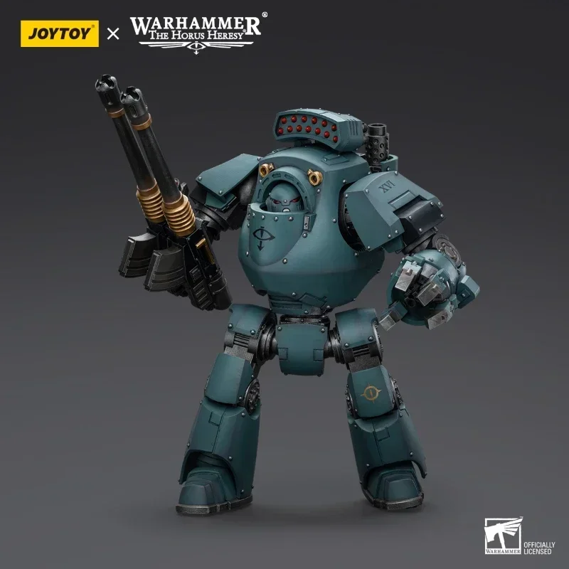 JOYTOY Warhammer 30k 1/18 Mecha Sons of Horus Contemptor Dreadnought مع مجموعات Gravis Autocannon لعبة مجسمة هدايا أنيمي