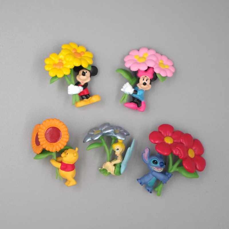 

Disney 5pcs/Set 3cm Mickey Mouse Minnie Mini Cute Cartoon PVC Action Figures Model Toys Childrens Gifts Cake Toppers