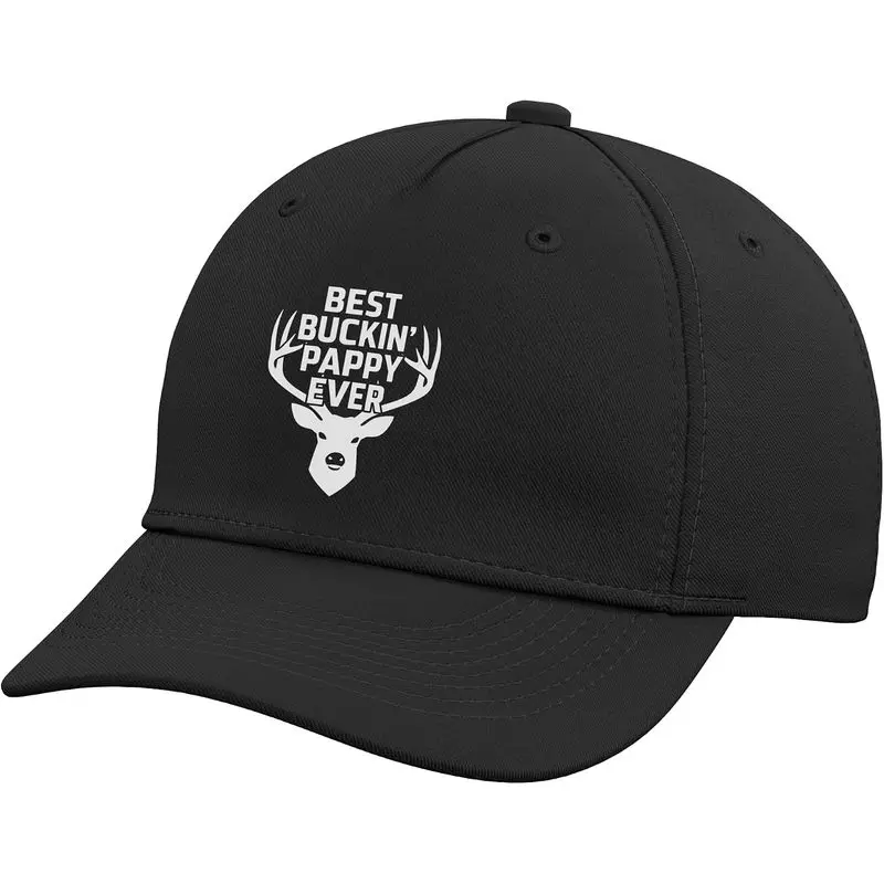 Best Buckin Pappy Ever Dad Hunting Deer Fathers Day Adjustable Baseball Hat