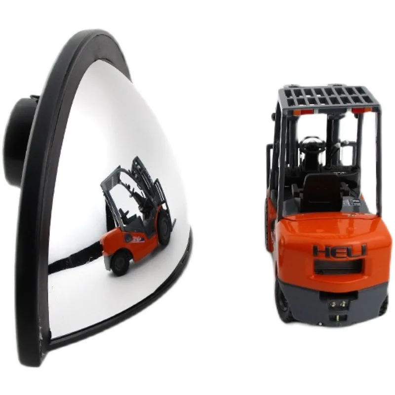 

Applicable Forklift Accessories Forklift Reflective Reverse Mirror Wide-angle Rearview Semi-circle Convex Mirror Retromirror