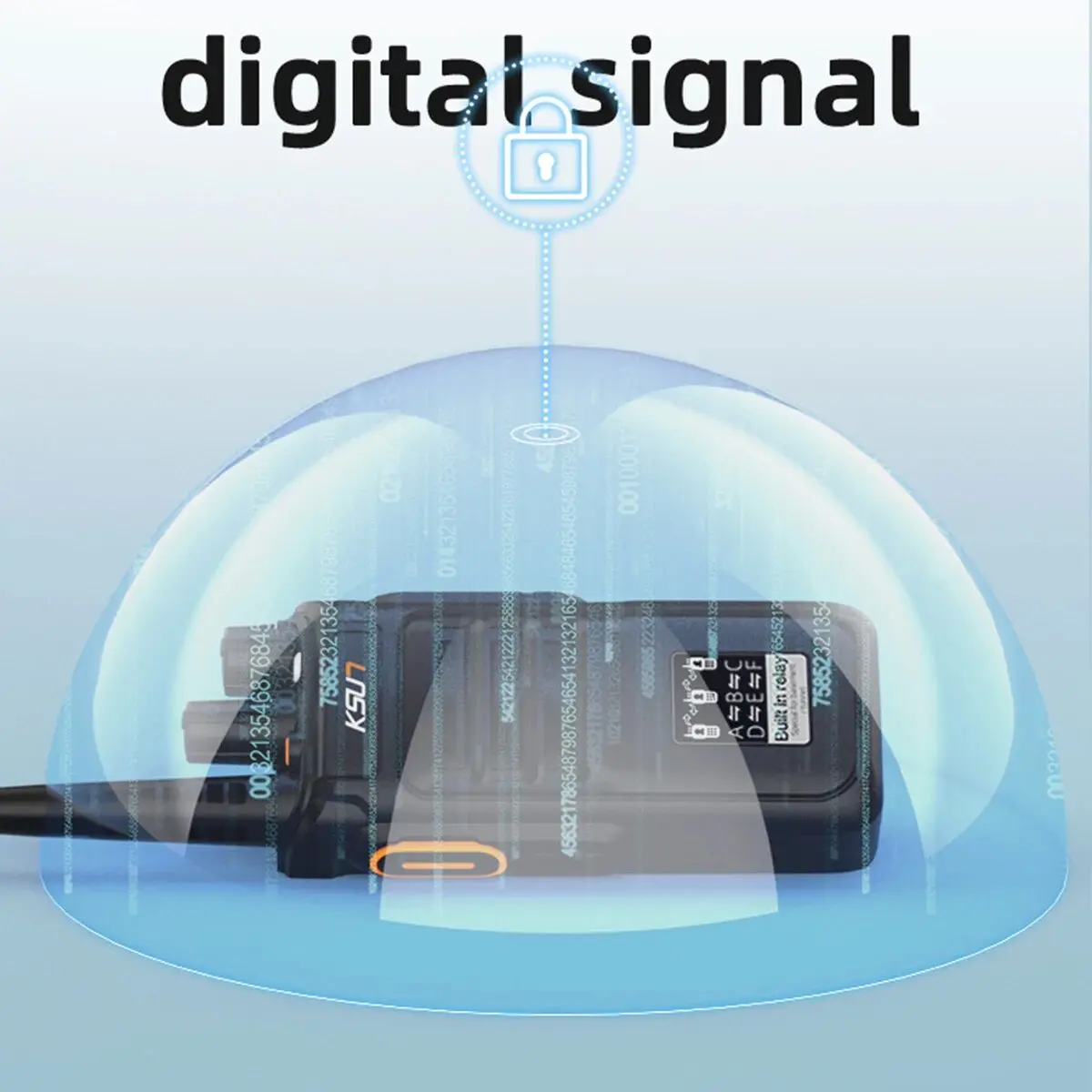 KSUT RT30 طويلة المدى اسلكية تخاطب ، المهنية اللاسلكية الاتصالات الراديو ، نفق قبو مكرر ، 2 قطعة