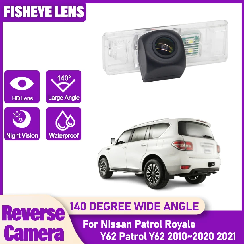 

Камера заднего вида для Nissan Patrol Royale Y62 Patrol Y62 2010 ~ 2021 CCD HD камера ночного видения резервная камера номерного знака