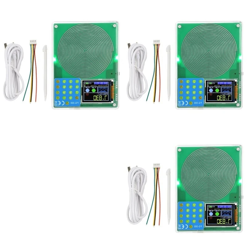 T21C 3X FG-300 DDS Signal Generator 0.001Hz-200Khz 1.8Inch Color Screen Signal Generator Sine Wave, Square Wave, B