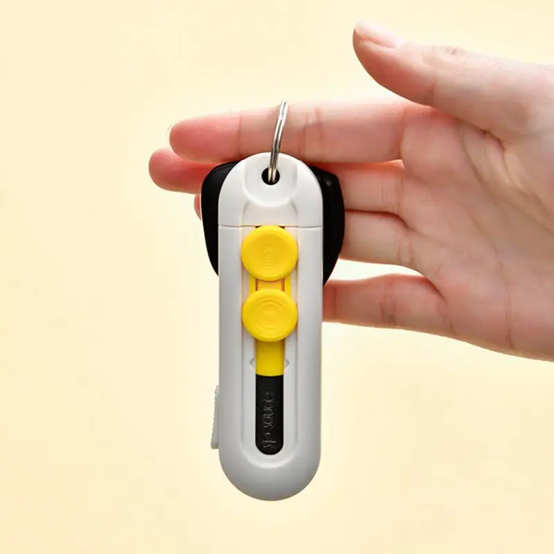 Box Cutter Retractable Mini Box Opener Magnet Box Cutter Retractable Razor Safety Lock Box Cutter For Cardboard For Home Use