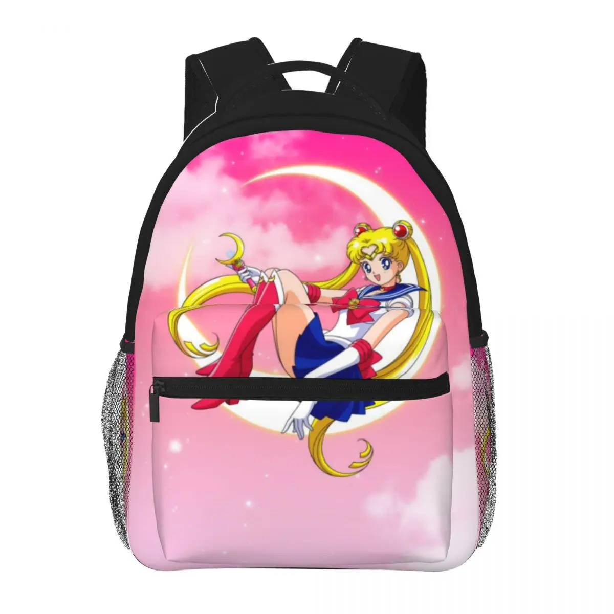 Girls-Sailor- Moon New Fashionable Schoolbag Students Backpacks Daily Rucksack Large Capacity Knapsack 16inch