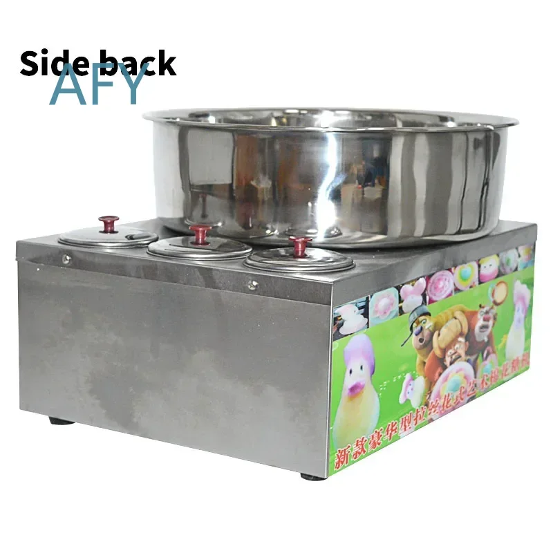 Commercial Marshmallow Machine for Cotton Candy Maker DIY Candy Floss Machine for Spun Sugar Machine Stainless Steel Gas