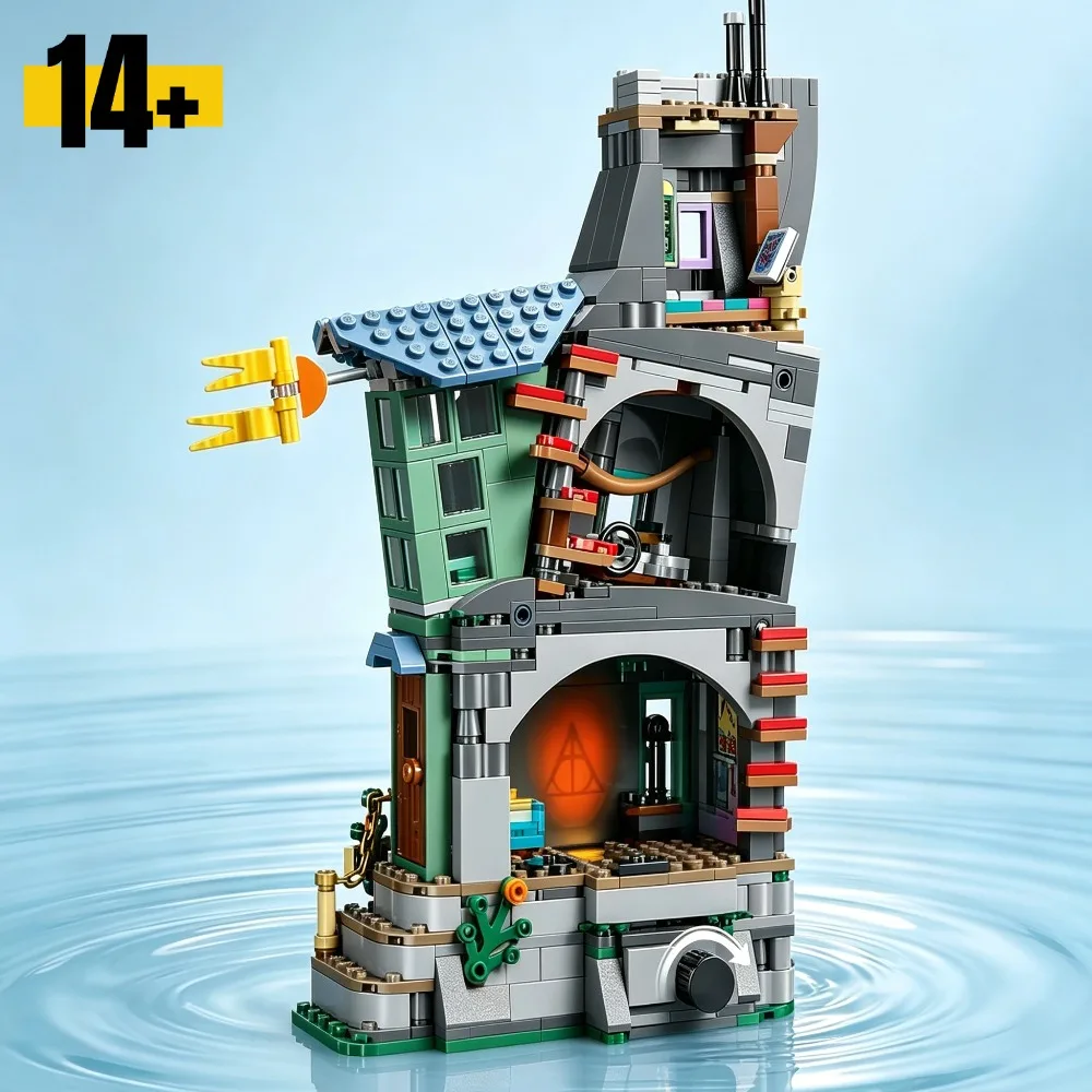 

764PCS Character Residence MOC Hot Magical House Building Block Collectible Bricks Set Gifts For Adults 76467