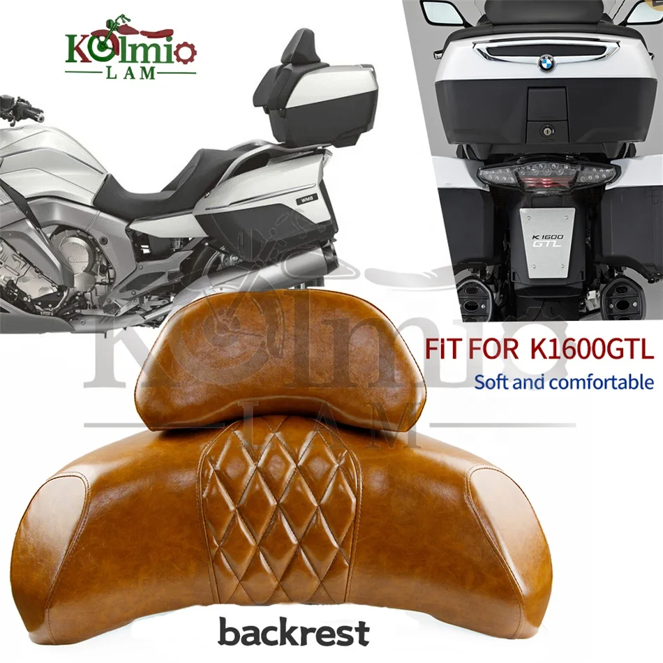 Fit For K1600GTL K1600GT R1200RT R1250RT Motorcycle Rear Rack Shelf Holder Support Passenger Saddlebag Backrest Pads