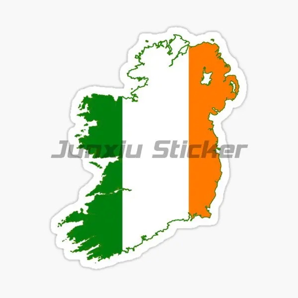 Ireland Irish Landscape Clover Luck Stickers Laptop Car Bumper Accessories Wall Room Window Helmet Racing Decoration PVC Decals