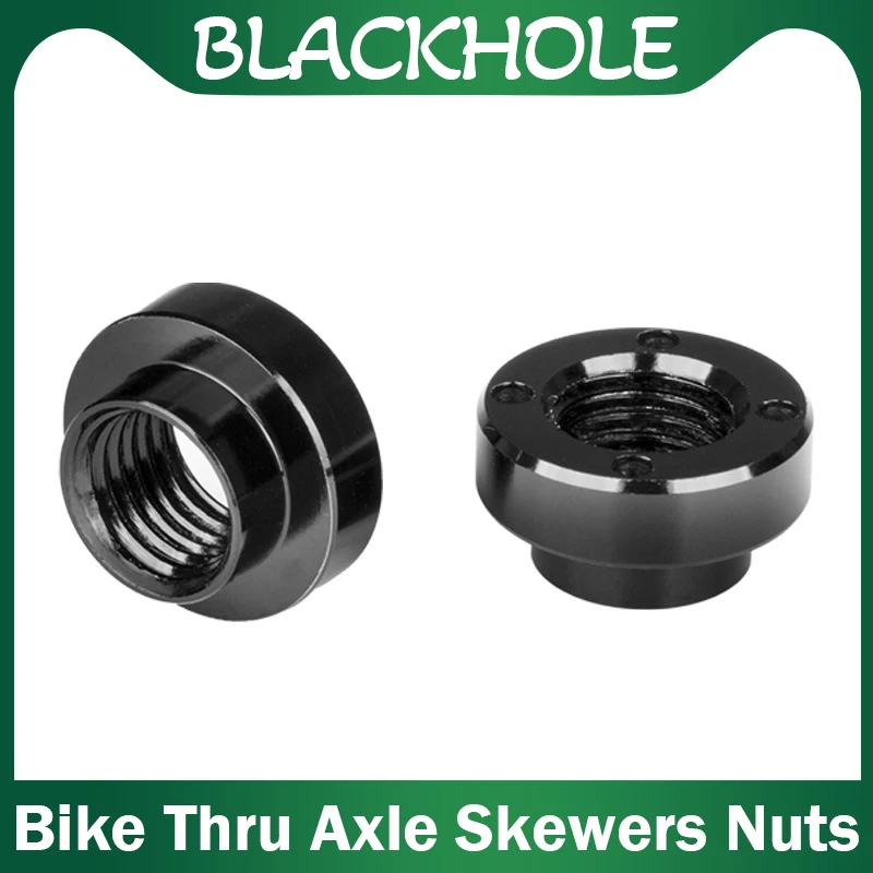 M15 Thru Axle Nut for Bike Fork 1.5 1.0 Pitch Mountain Bike Thru Axle Shaft Nuts Gravel Carbon Fork Nut Shock Fork Skewers Screw