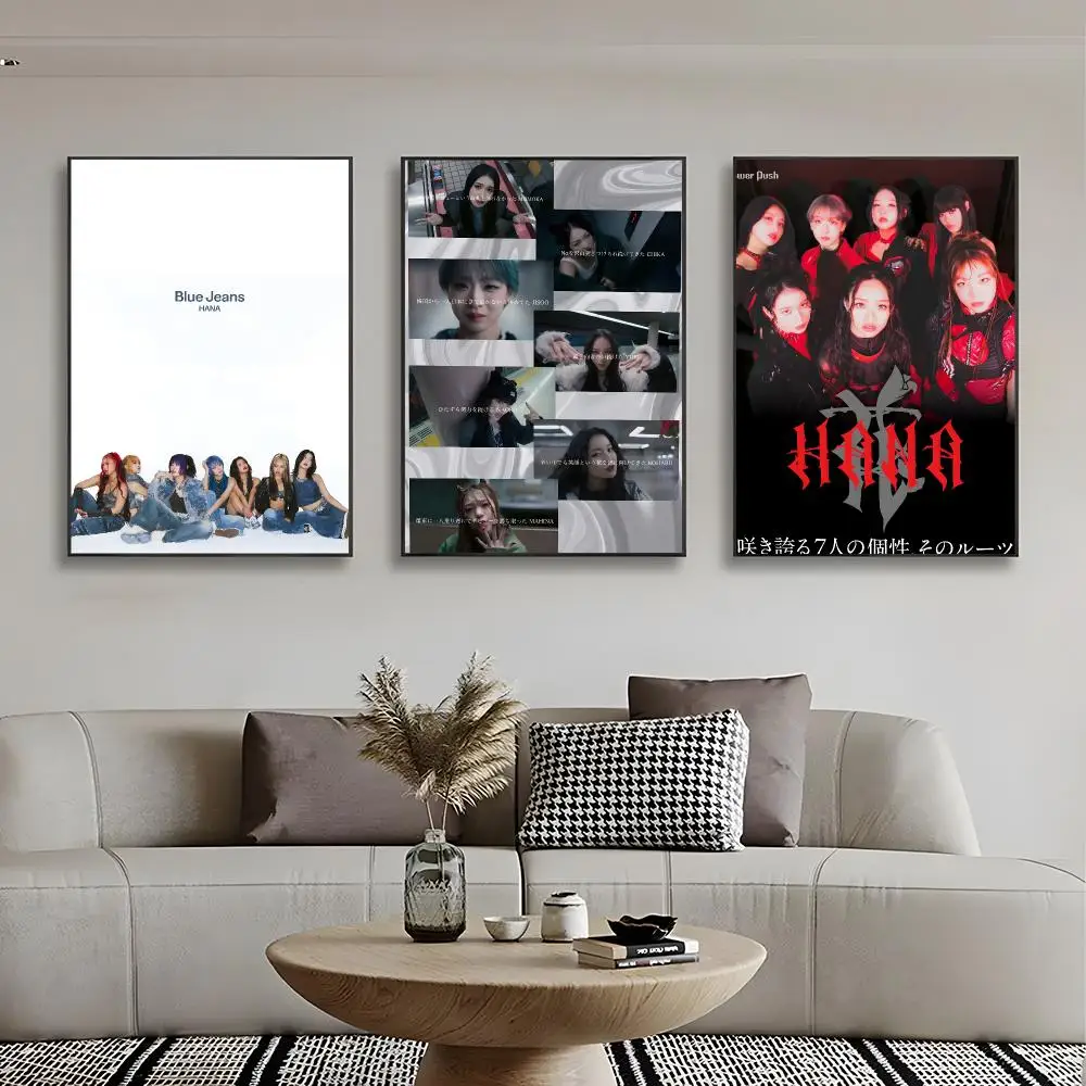 Kpop Group H-Hana Poster Wall Art Print Decorative Mural Home Decor Gift Unframed - view 3