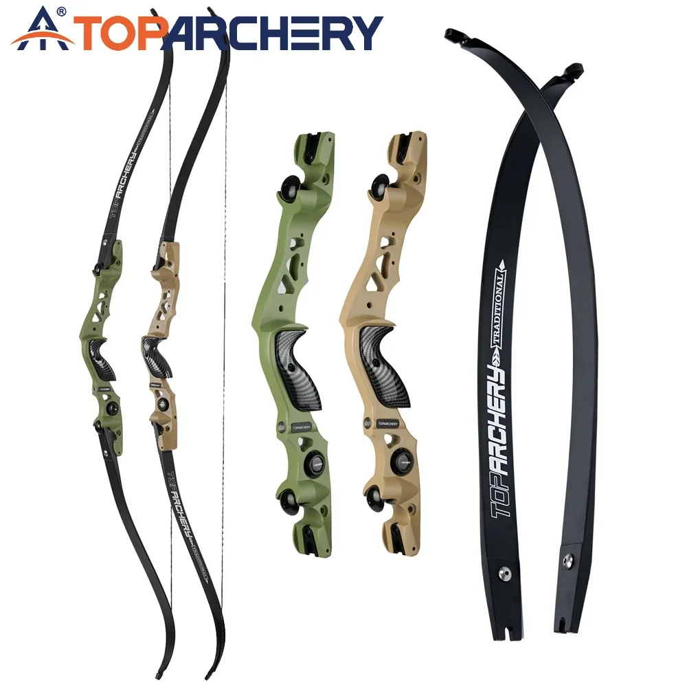 

25-60lbs ILF Bow Recurve Bow 62'' Take Down Bow Right Hand Longbow For Outdoor Archery Shooting