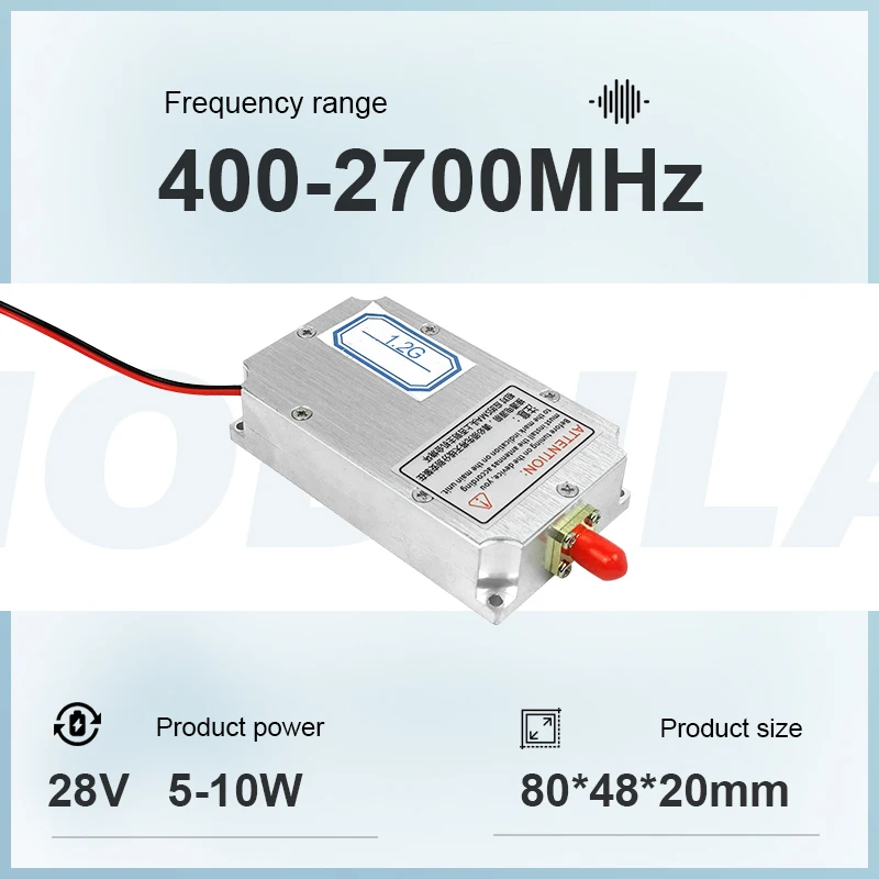 Modulo LDMOS da 10 W per area di sicurezza Fpv UAV Supporto frequenza personalizzata