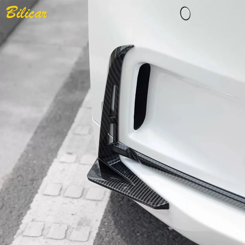 ABS Front Bumper Spoiler for ZEEKR 001 2022 2023 2021 Accessories Air Knife Lamp Eyebrow Trim Frame Anti-collision