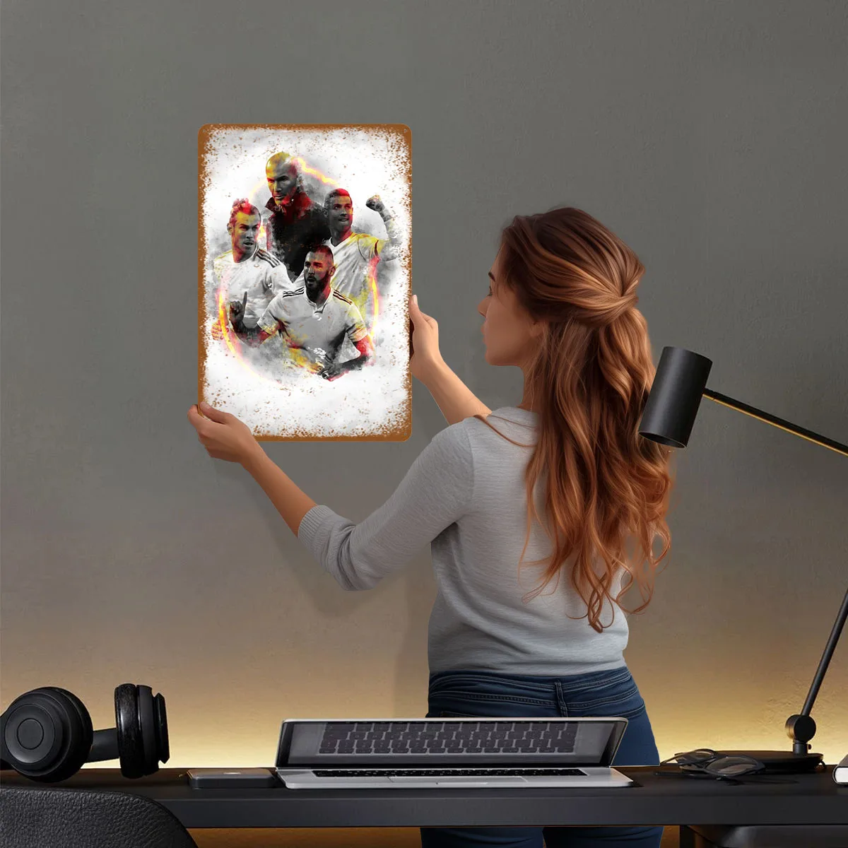 Coach N Players 3 علامات معدنية ملصق رياضي لوحة معدنية عتيقة علامة صفيح مخصصة لتزيين جدران الفن صور جدار ديكور