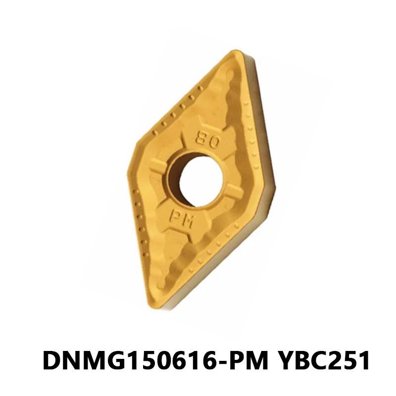 

DNMG 150616 CNC вставки для стали подвергая механической обработке DNMG150616-PM YBC251 токарный станок внешний токарный инструмент средний к светильник прерванные резки