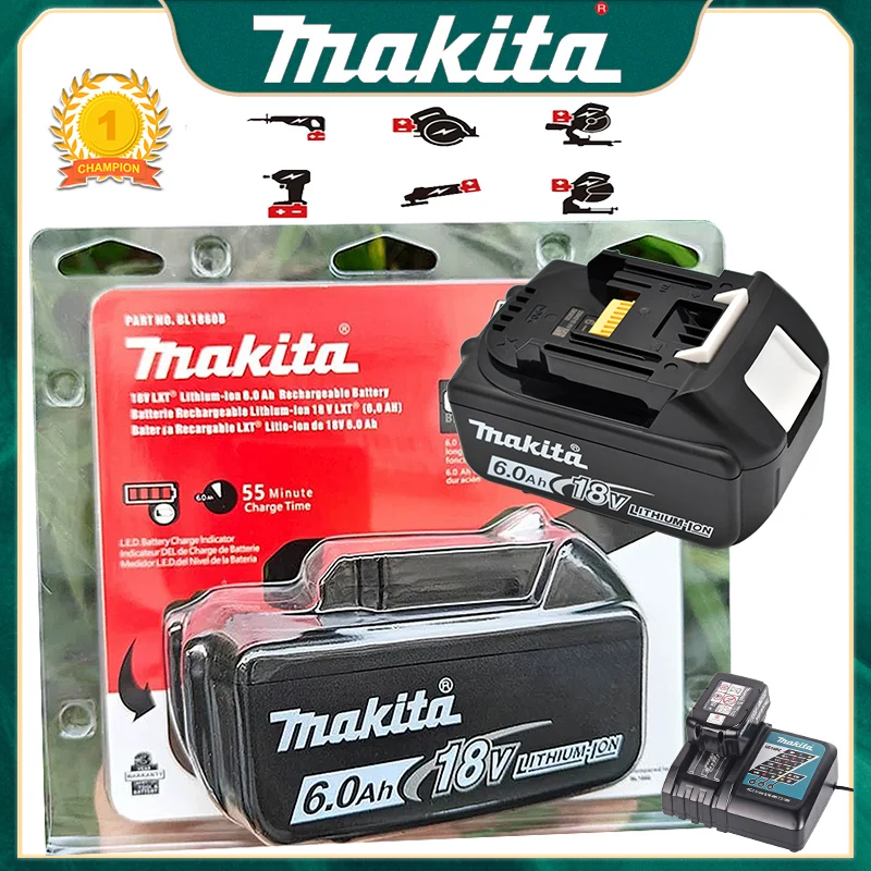 

Makita Battery BL1860 BL1850B BL1850 BL1840 BL1830 Screwdriver Battery & Charger 18v Replacement Power Tool Batteries