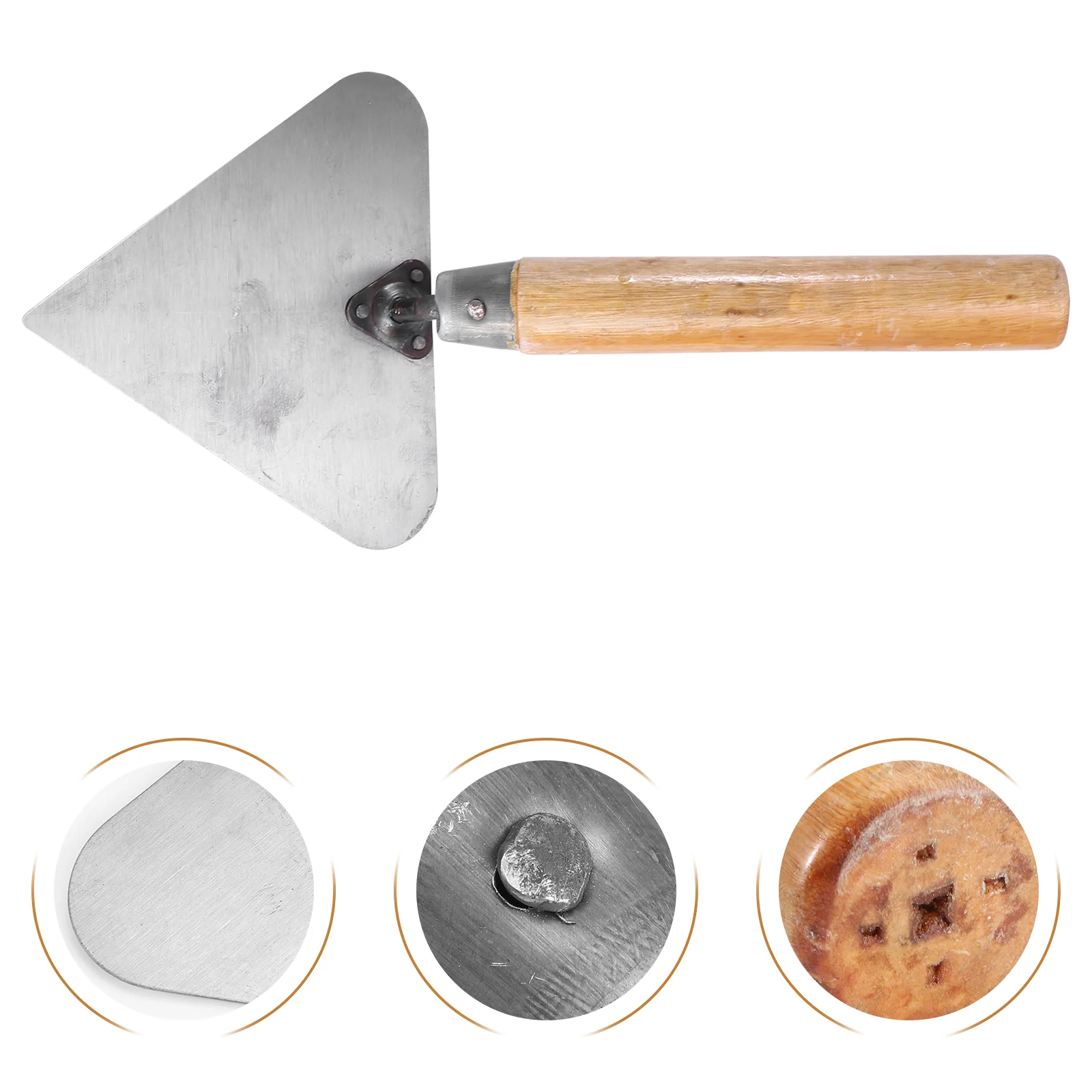 

2 Pcs Bricklayer Triangular Drywall Knife Tools Construction Concrete Practical Bricklaying Trowel Spatula
