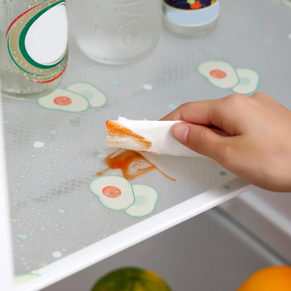 مقاوم للماء وسادة مقاومة للرطوبة كوتابل عدم الانزلاق بطانة الرف المعدنية لخزانة المطبخ درج الثلاجة حصيرة وصمة عار #1