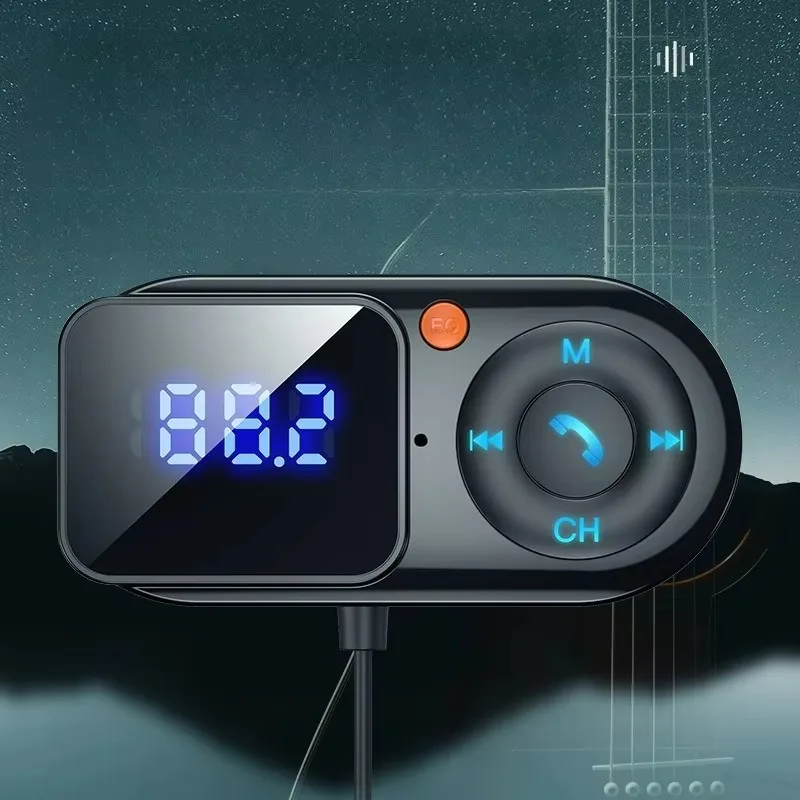 

Музыкальный плеер Tiy Mp3, автомобильный аудиоприемник с громкой связью, большой ЖК-экран, автомобильный комплект, автомобильные аксессуары, USB беспроводной Bluetooth 5,0 FM Transmi