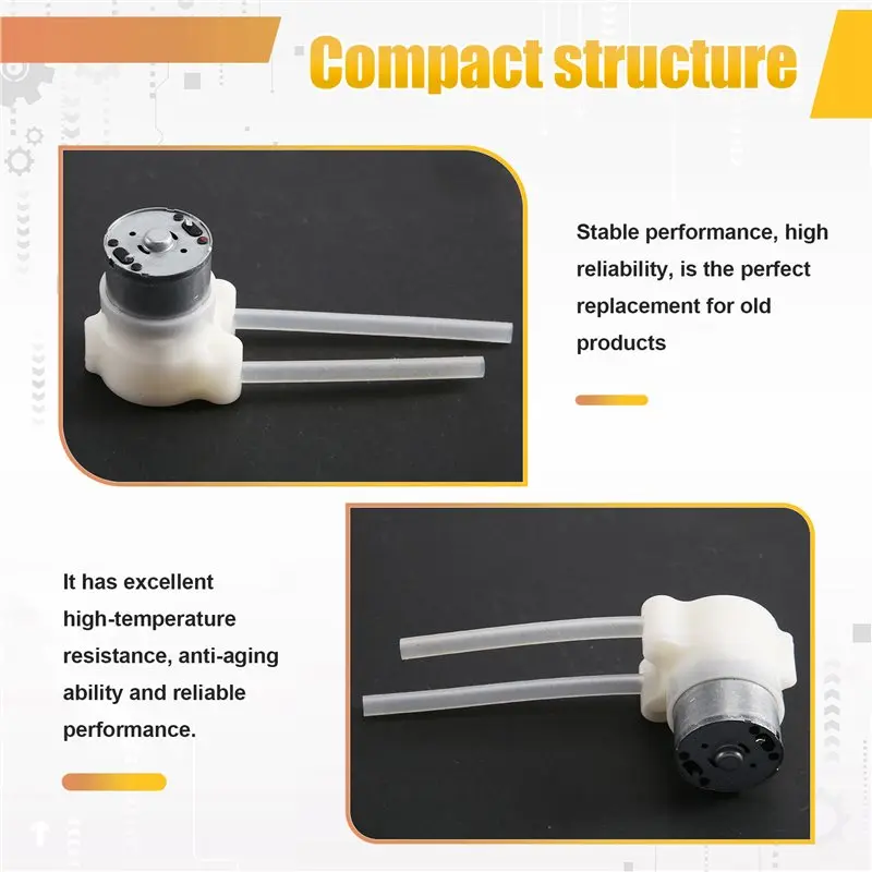 [HOT!A34R】 Self-Priming Peristaltic Pump P310 4 Pack DC 6V Small For Liquid Gel Measurement