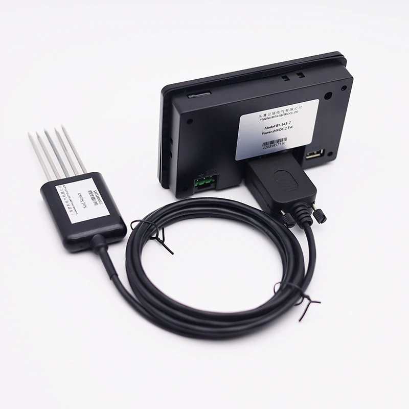 Imagem -06 - Jardim Solo Npk Tester com Sensor Detector de Solo Terra Temperatura Conteúdo de Água Condutividade Medidor Sensor