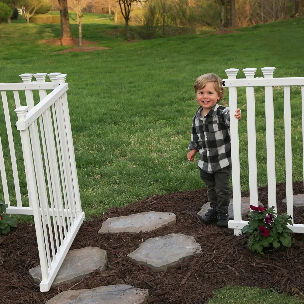 

White Fence for Baskenridge Gate, 36 "L x 51" W, White