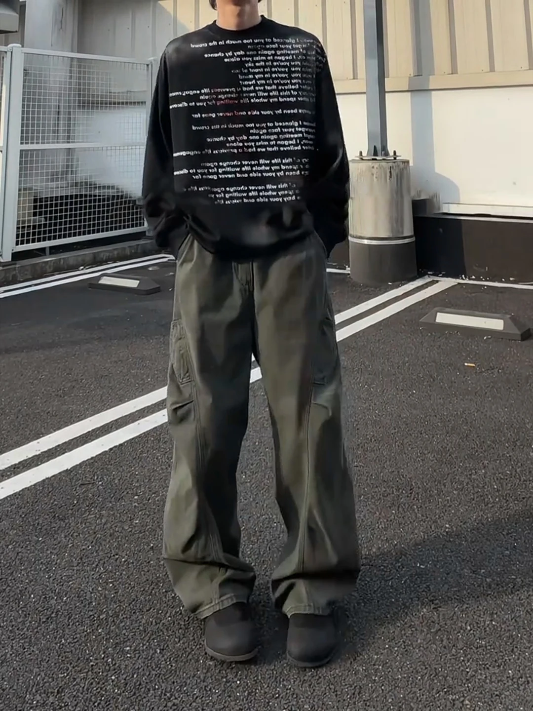 

Военные многокарманные рабочие брюки свободного прямого кроя, широкие брюки в стиле пэчворк, осенние повседневные брюки-карго