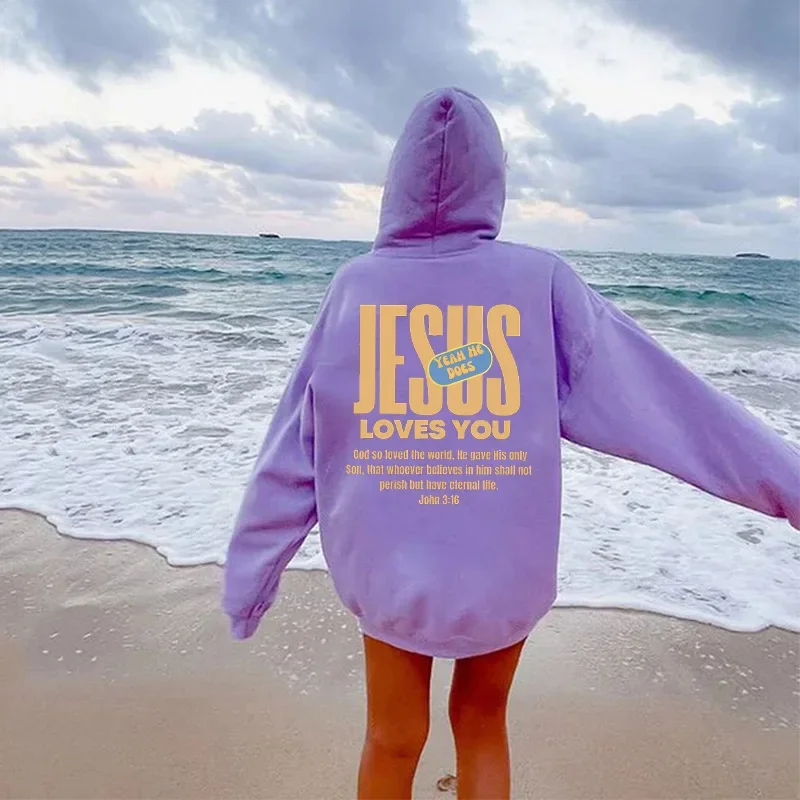 JESUS LOVE YOU Sweatshirts Sweatshirts Harajuku Pullover Sweatshirts Amazon Jackets Tops Europe