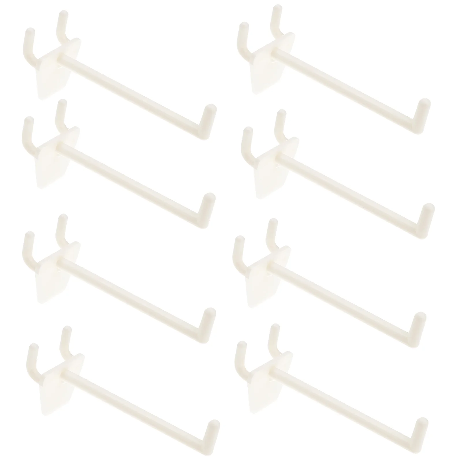 100 Pcs Hook up Perfboard Peg Hooks for Pegboard Heavy Duty Clothes Hanger Rack Abs