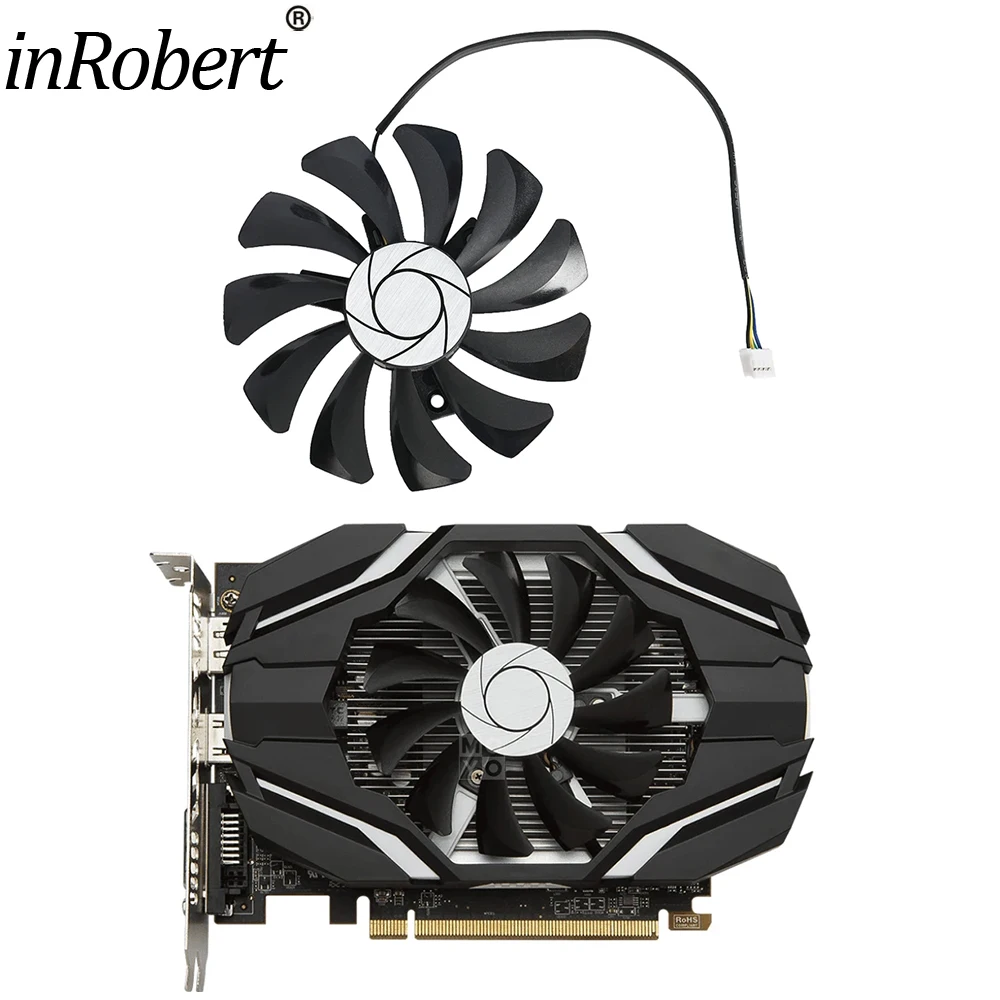 Mới 85Mm 4pin HA9010H12F-Z Quạt Tản Nhiệt Thay Thế Cho MSI Geforce RX 460 P106 GTX 960 1060 AERO ITX Đồ Họa video Thẻ Quạt Làm Mát