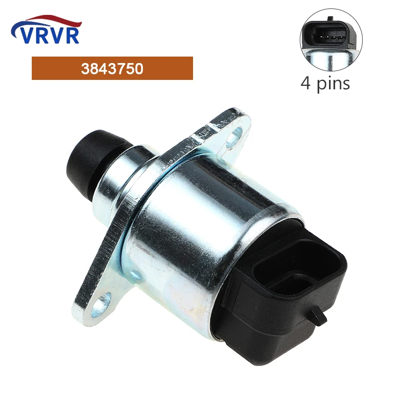 VRVR 3843750 Idle Air Control Valve 3843751 3857696 For Volvo Penta 4.3 5.0 5.7 L GI GXI GM