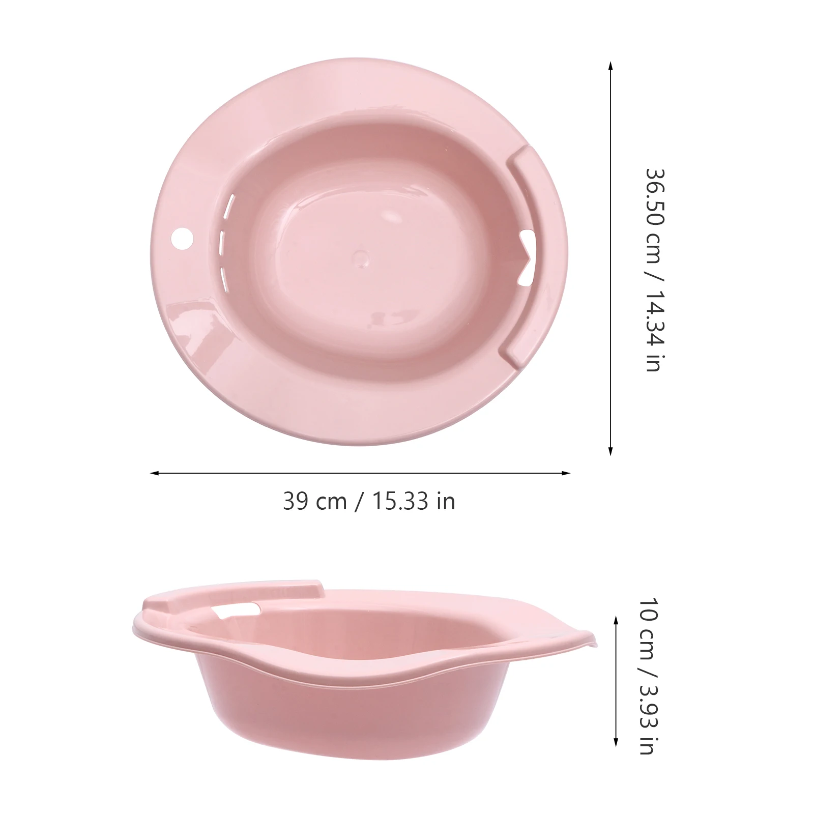 

Toilet Seat Wash Basin Squat Free Healthy Materials Safe Secure Non Slip Design Hanging Hole Wall Mountable