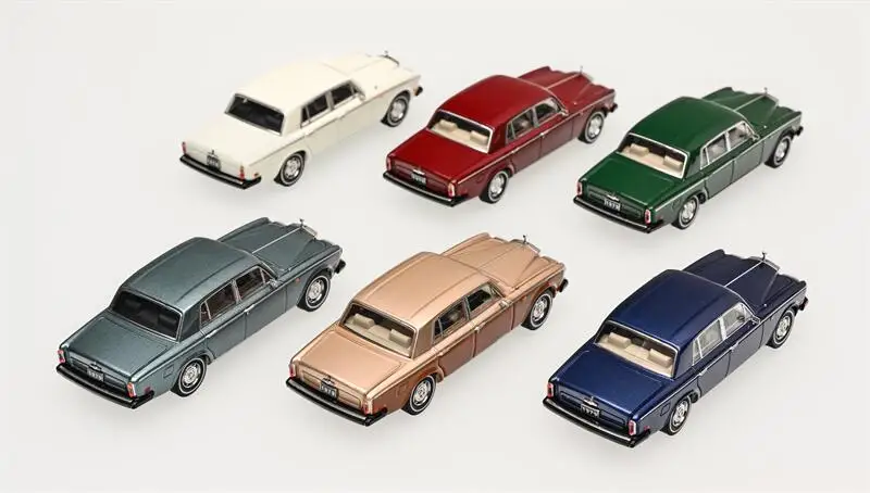 GFCC-Rolls-Royce Silver Shadow ll Limited, Modèle réduit de voiture moulé sous pression, 499, 1:64, 1979