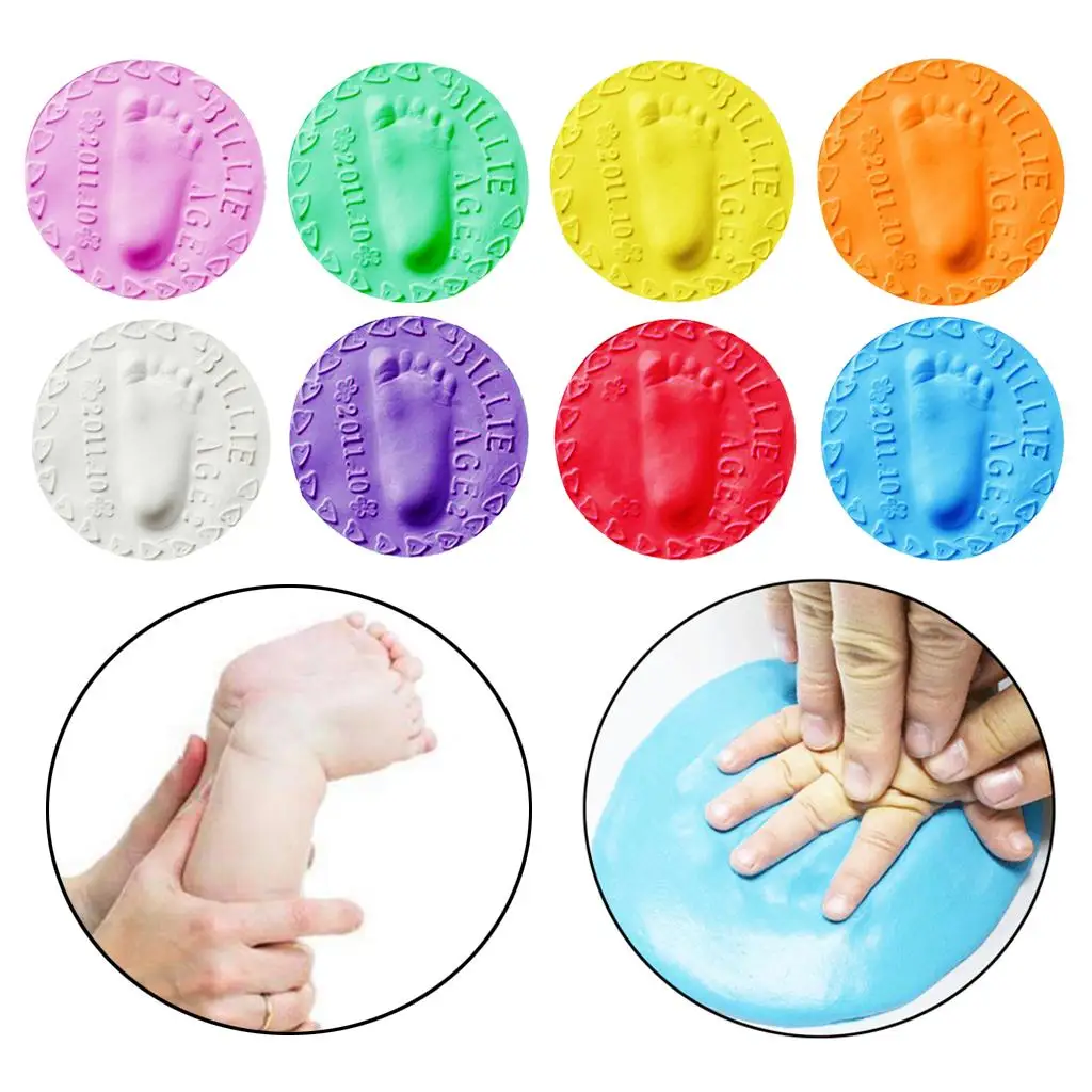 Ultralight Clay Baby Handprint Footprint Print Mud DIY Craft