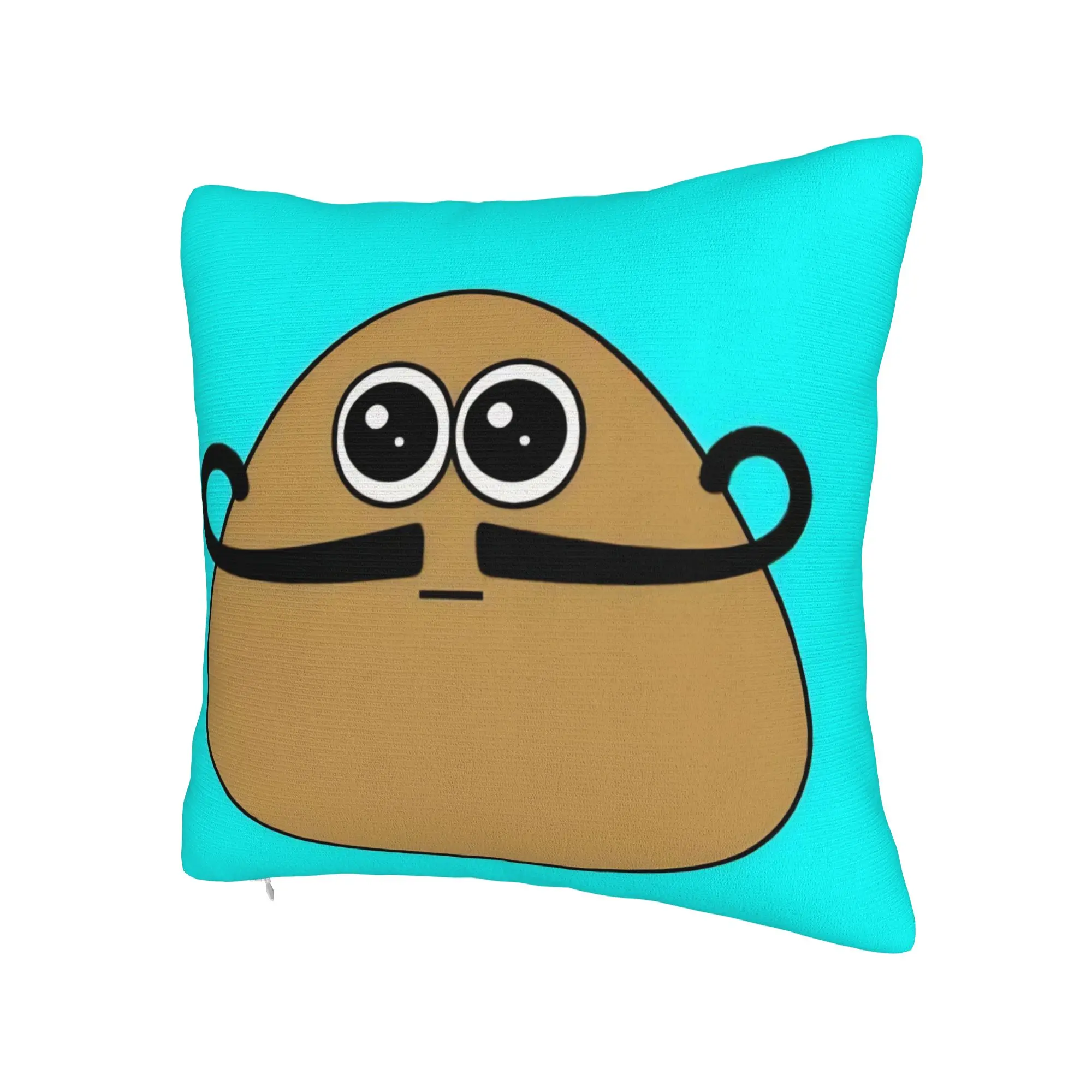 My Pet Alien Pou Pillow Covers Merchandise Printed Cushion Cover Decorations  Throw Pillow Case Cover Living Room Multi Size