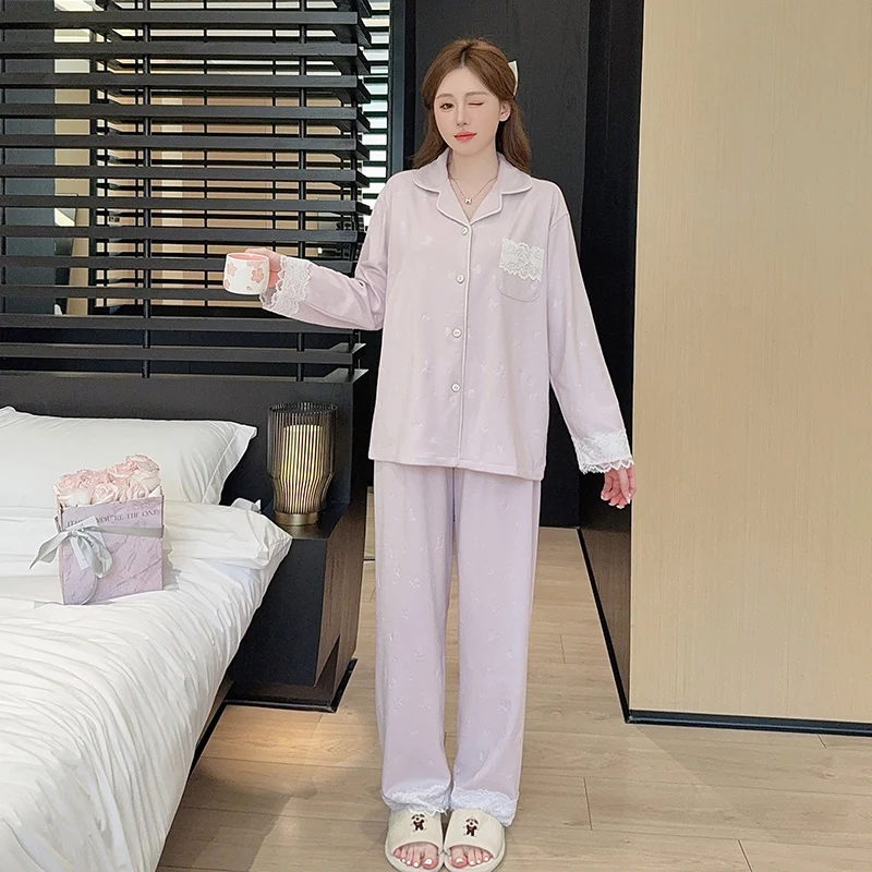 

Night Wear Female Pajama Sets Women Satin Bohemian Vacation Set Ladies Silky-Smooth Nightwear Button Cap Sleeve Loose Pants 2026