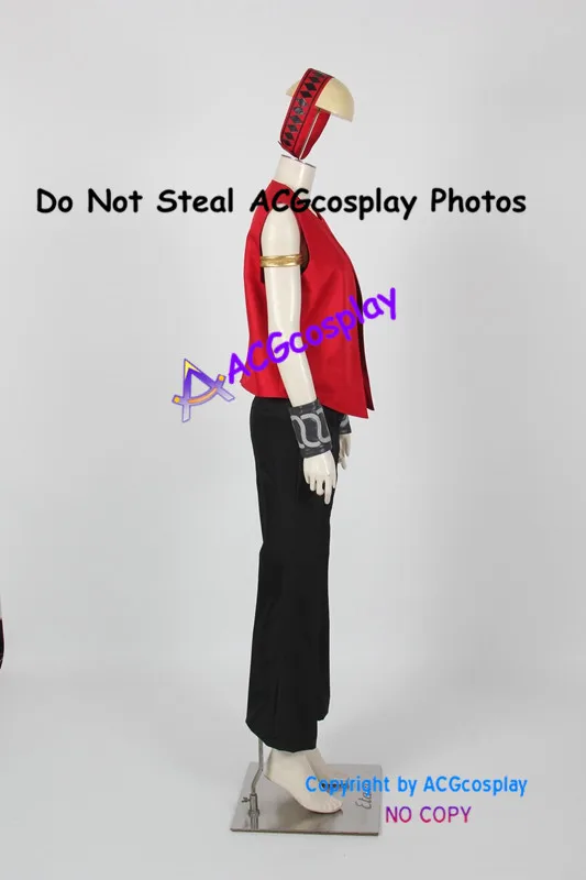 Yu-Gi-Oh Duke Devlin Cosplay Kostuum acgcosplay Inclusief hoofdtooi