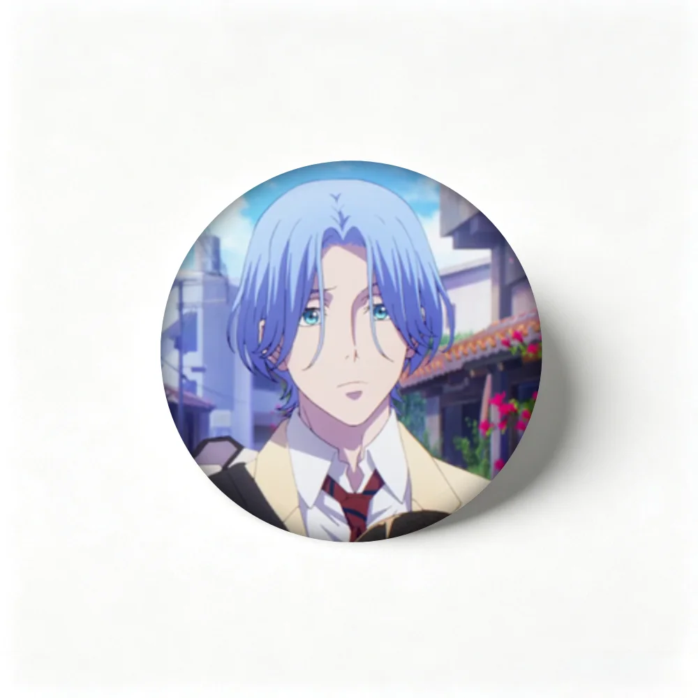 Handmade Creative Brooch Pin Tinplate Badge, SK8 the Infinity Langa Hasegawa Anime Character Lapel Pin, Clothing Gift Accessory